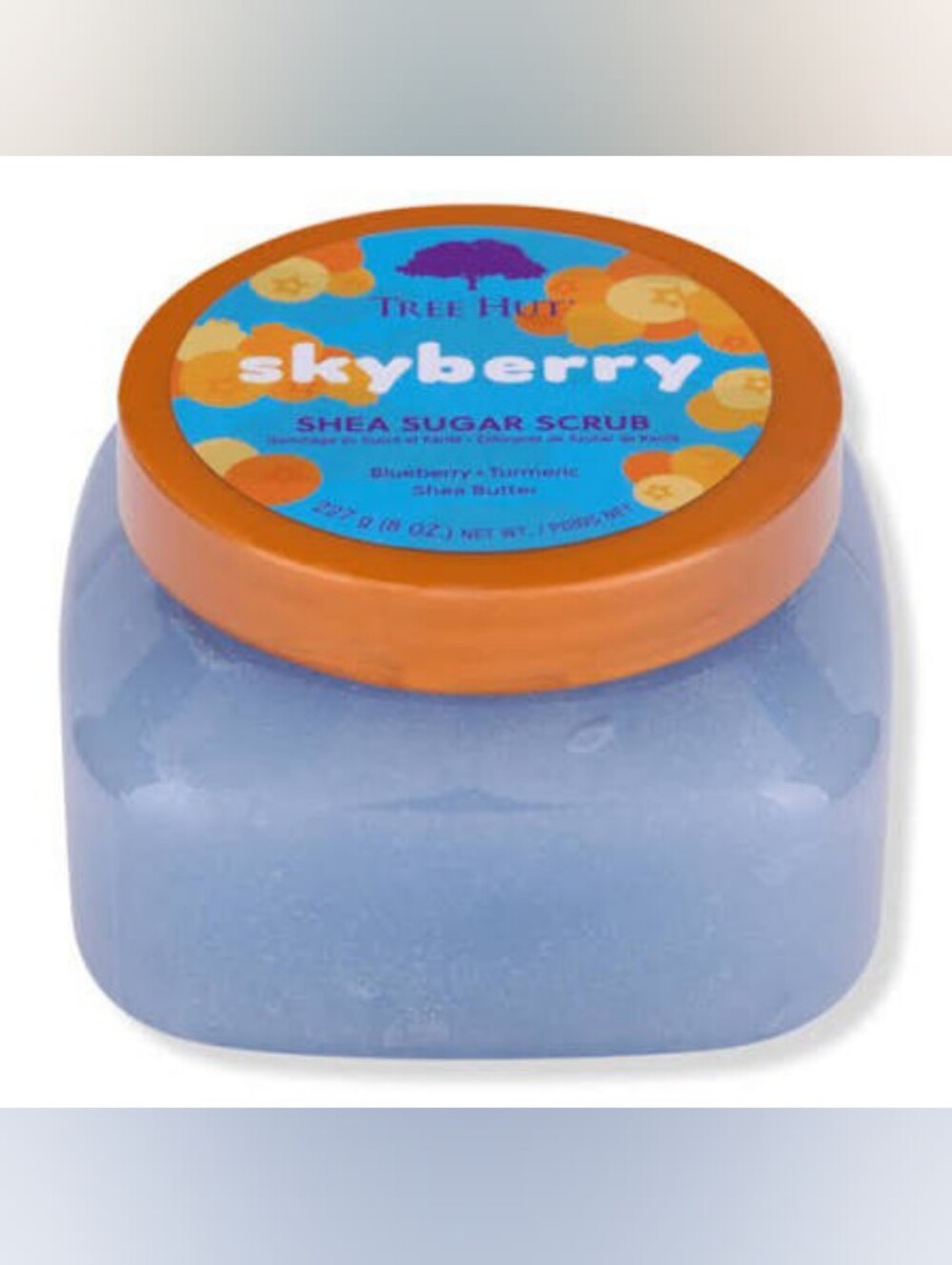 Skyberry Shea Sugar Scrub - Blue Exfoliating Body Scrub - Picture 2 of 2